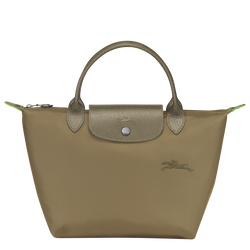 Le Pliage Green S Handbag , Artichoke - Recycled canvas