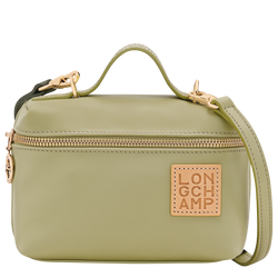Le Pliage Xtra XS Crossbody bag , Almond Green - Leather