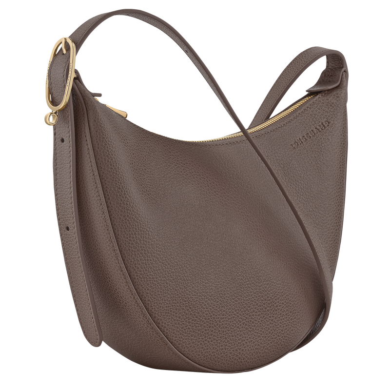 Le Foulonn&eacute; S Crossbody bag , Taupe - Leather  - View 3 of  6