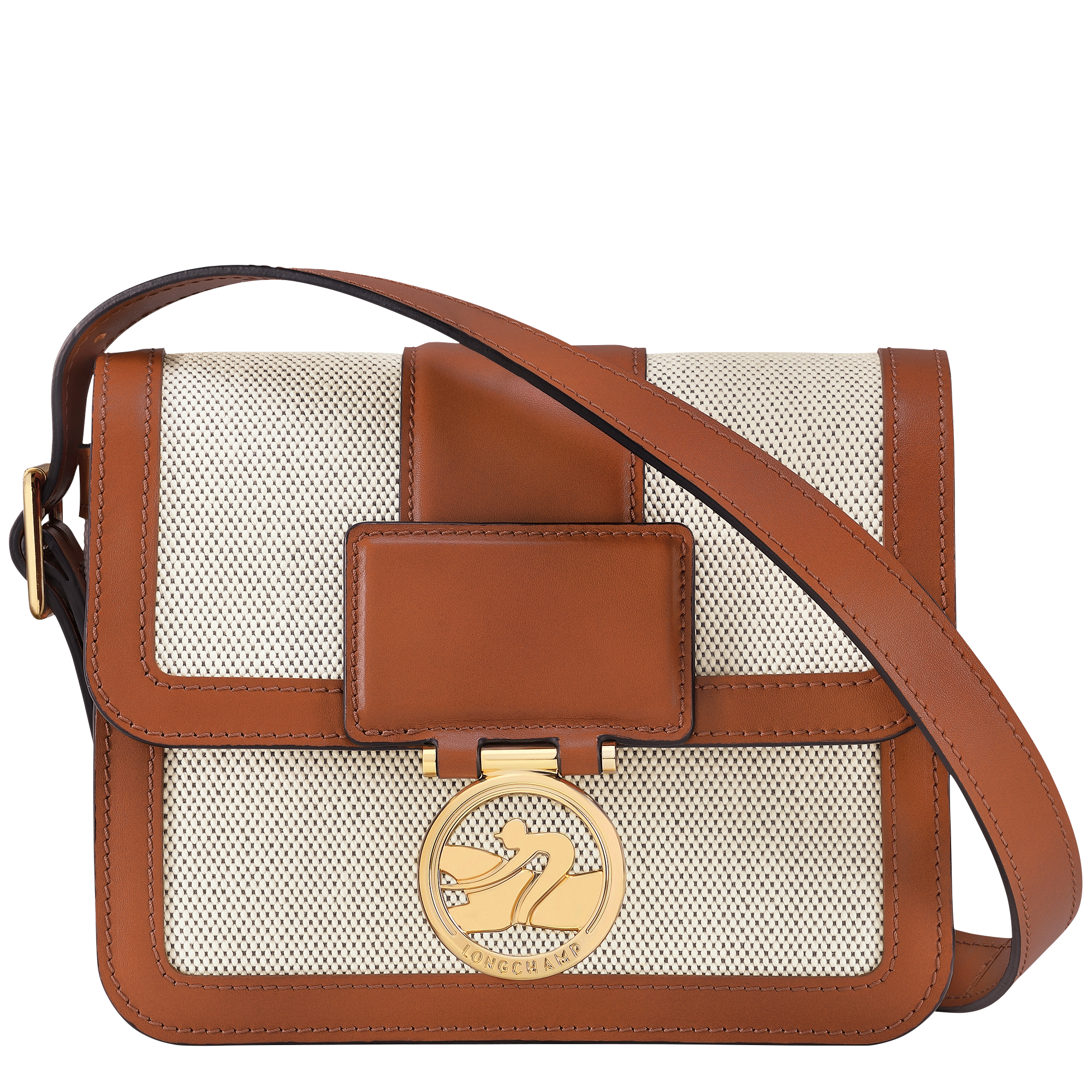 Box-Trot Crossbody bag S, Cognac