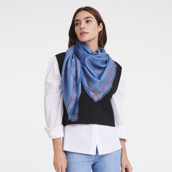 La Médaille Longchamp Shawl , Cornflower - OTHER