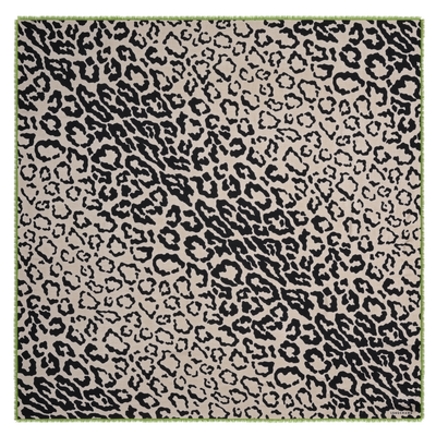 Allure Fauve 披肩 , Black/Beige - 莫代爾棉