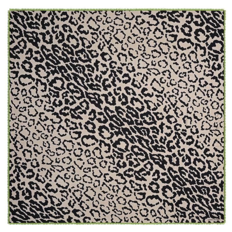 Allure Fauve 披肩 , Black/Beige - 莫代爾棉  - 查看 1 1