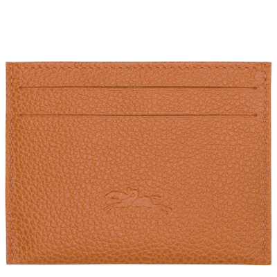 Le Foulonné Card holder , Amber - Leather