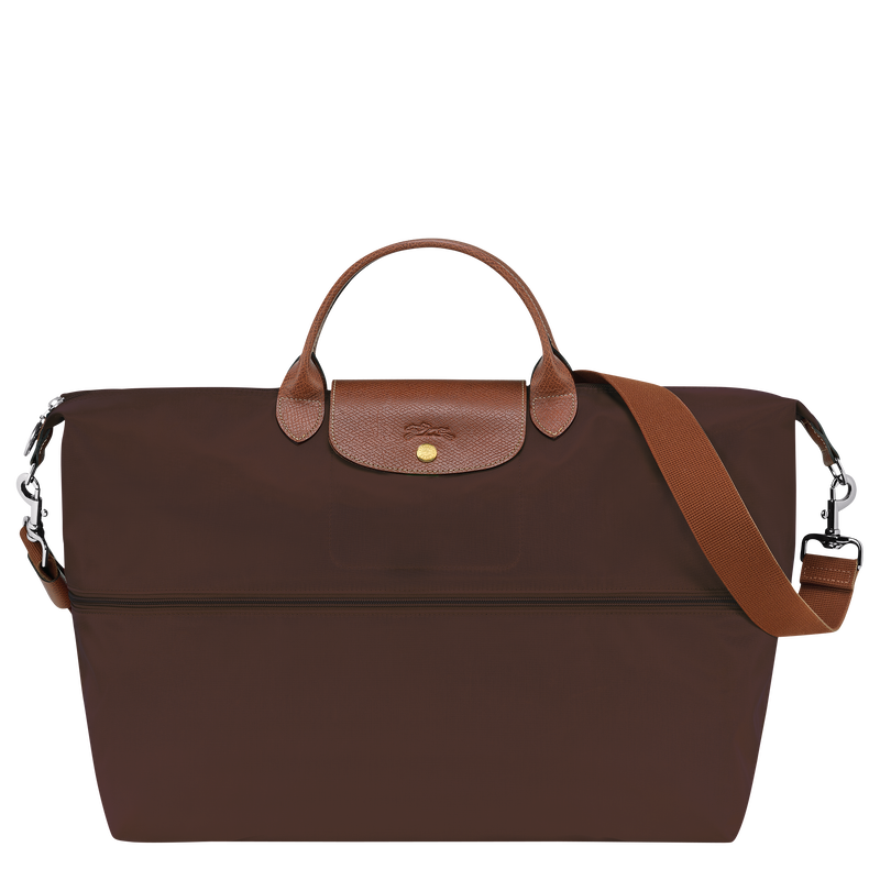 Le Pliage Original Travel bag expandable Ebony Recycled canvas