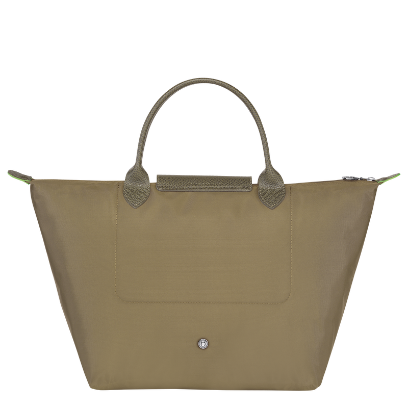 Sac &agrave; main M Le Pliage Green , Toile recycl&eacute;e - Artichaut  - Vue 4 de 7