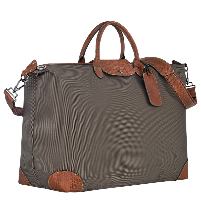 Reisetasche XL Boxford , Recyceltes Canvas - Braun  - Ansicht 3 von 6