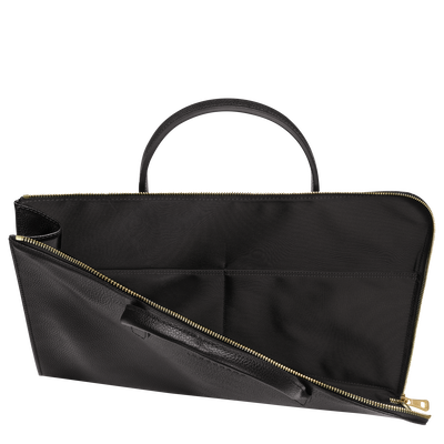 Le Foulonn&eacute; Briefcase S, Black