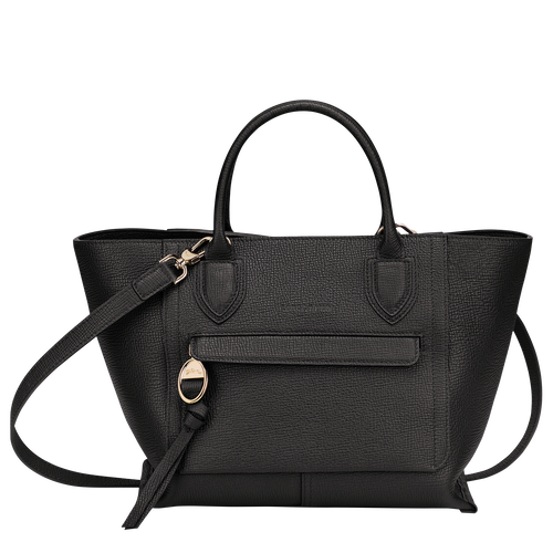 Sac porté main M Mailbox Noir (10104HTA001) | Longchamp LU Sac porté main M Mailbox Noir (10104HTA001) | Longchamp LU