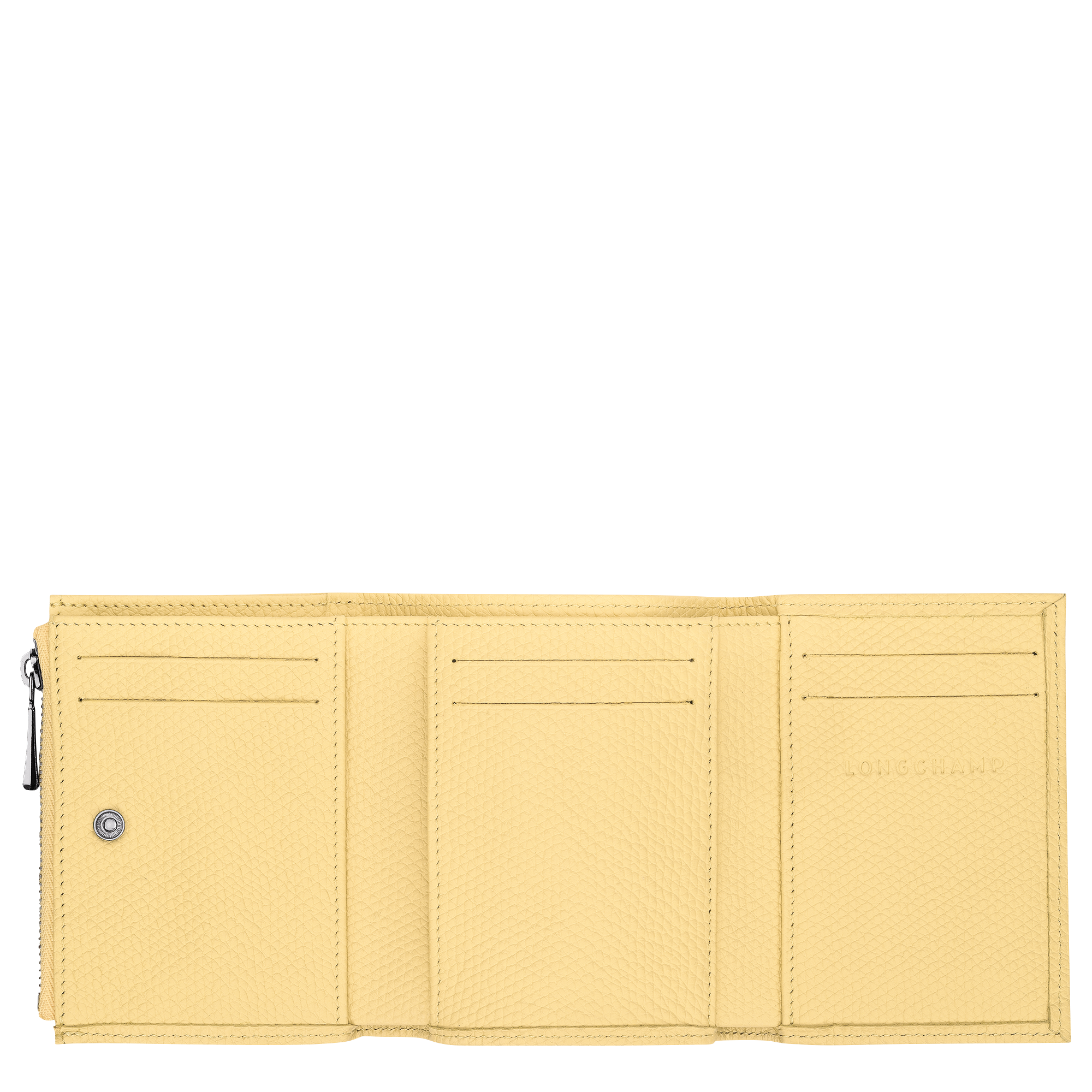 Compact wallet, Yellow Chick - View 3 of
3 - zoom in Le Roseau Compact wallet, Yellow Chick