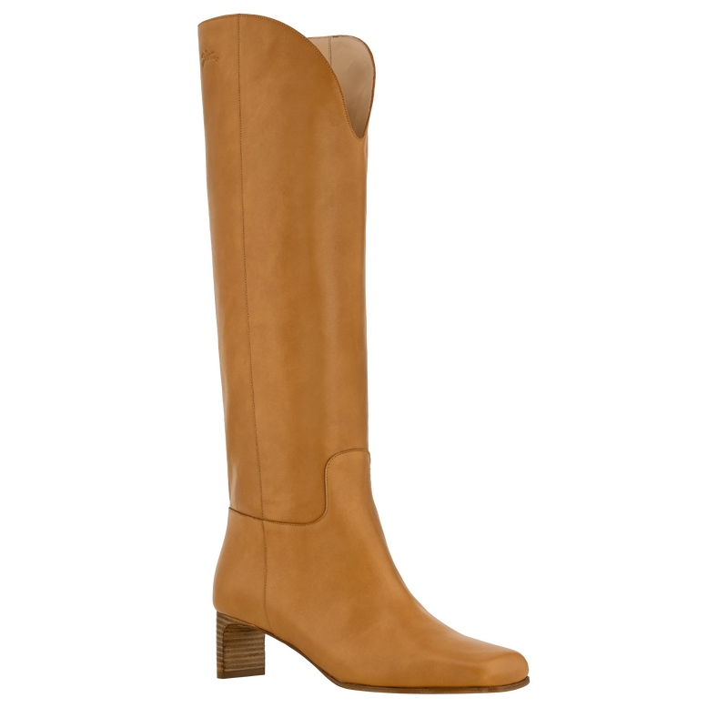 La Cavali&egrave;re Heel boots , Natural - Leather  - View 2 of  5