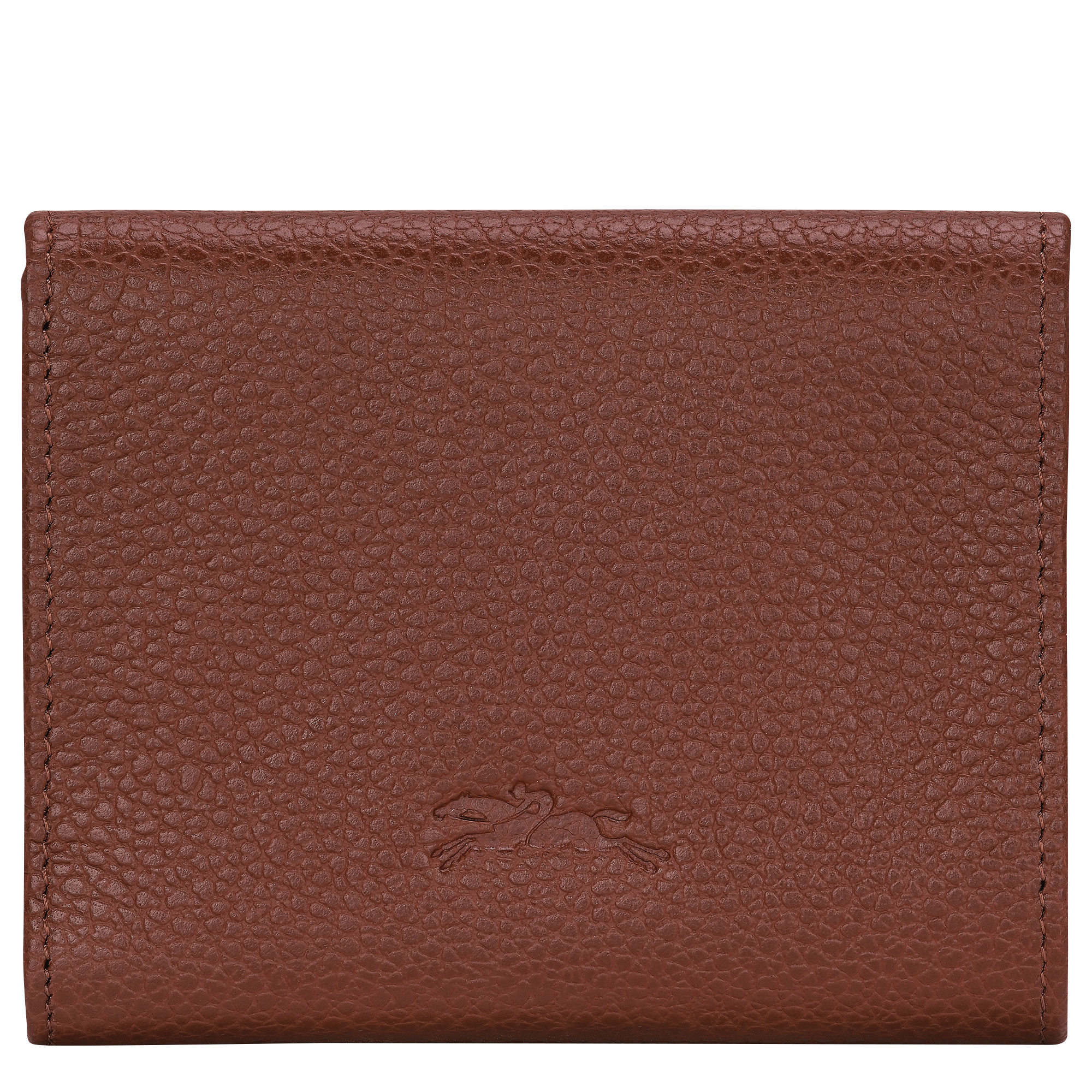 Le Foulonn&eacute; Compact wallet, Coffee