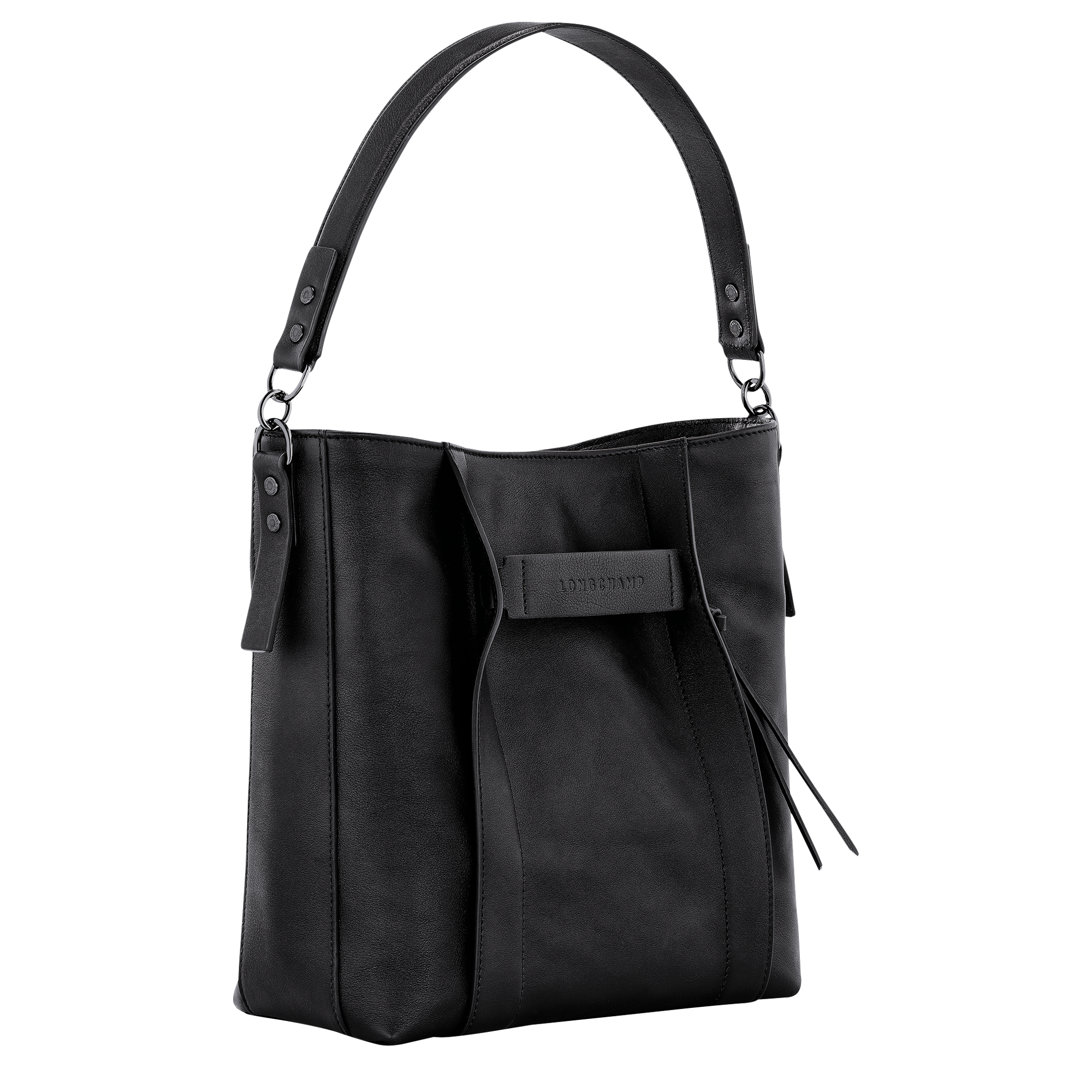 Longchamp 3D Borsa hobo M,  Nero