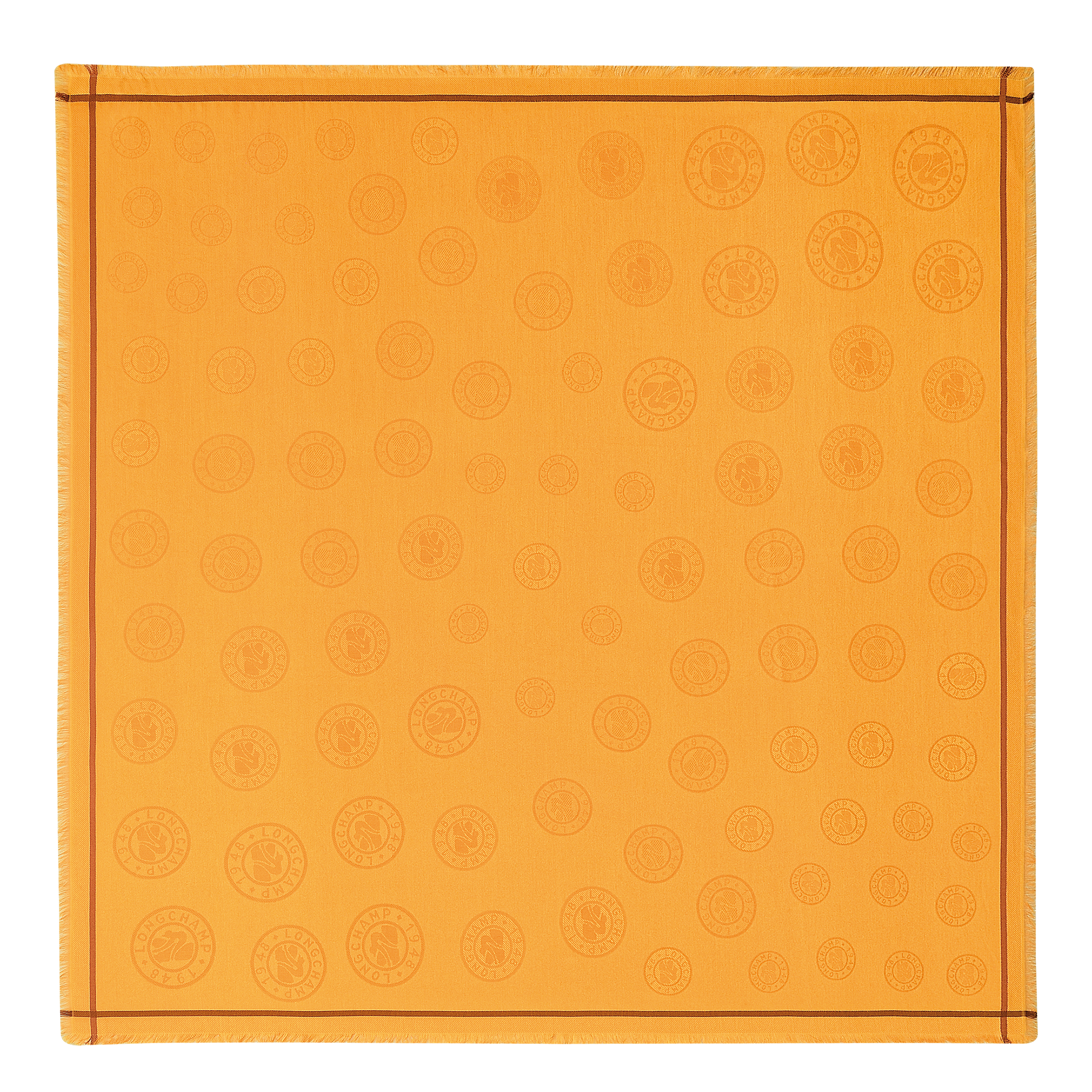 Longchamp 獎章 披肩, 杏色