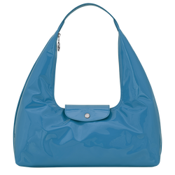 Le Pliage Xtra L Shoulder bag , Azure - Leather