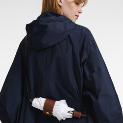 Longchamp X D'heygere Paraplu, Wit