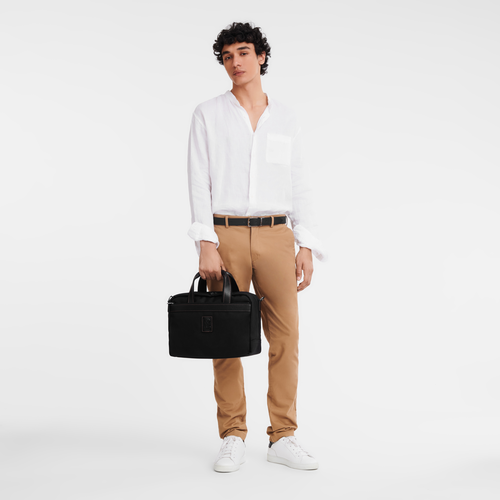 Reisetasche S Boxford , Canvas - Schwarz - Ansicht 2 von 5