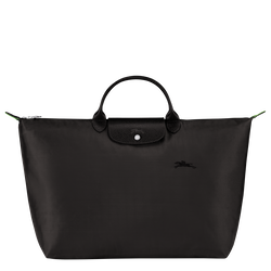 Le Pliage Green 旅行袋 S , 黑色 - 再生帆布