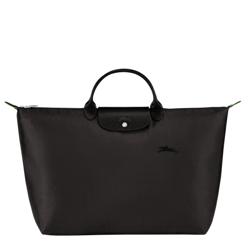 Le Pliage Green S Travel bag , Black - Recycled canvas - View 1 of 7