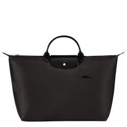 Le Pliage Green S Travel bag , Black - Recycled canvas