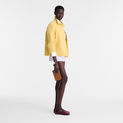 Le Pliage Xtra Pouch , Cashew - Leather
