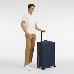 Boxford XL Suitcase , Blue - Canvas