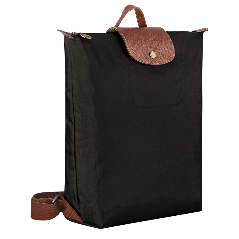 Sac &agrave; dos M Le Pliage Original , Toile recycl&eacute;e - Noir  - Vue 3 de 7