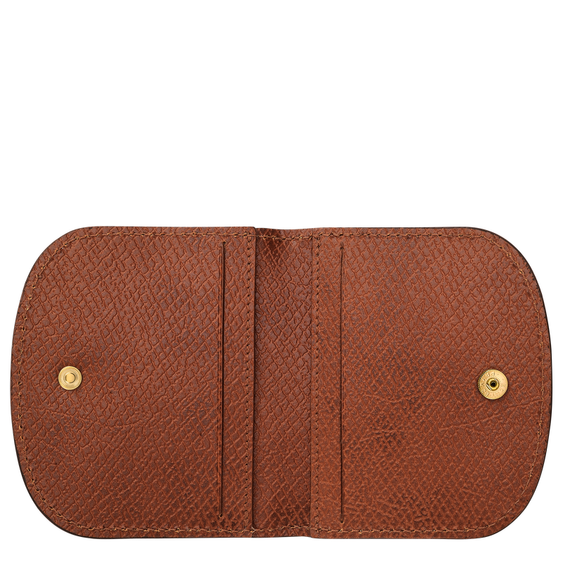 Porta Carte &Eacute;pure , Pelle - Marrone  - View 3 of  3