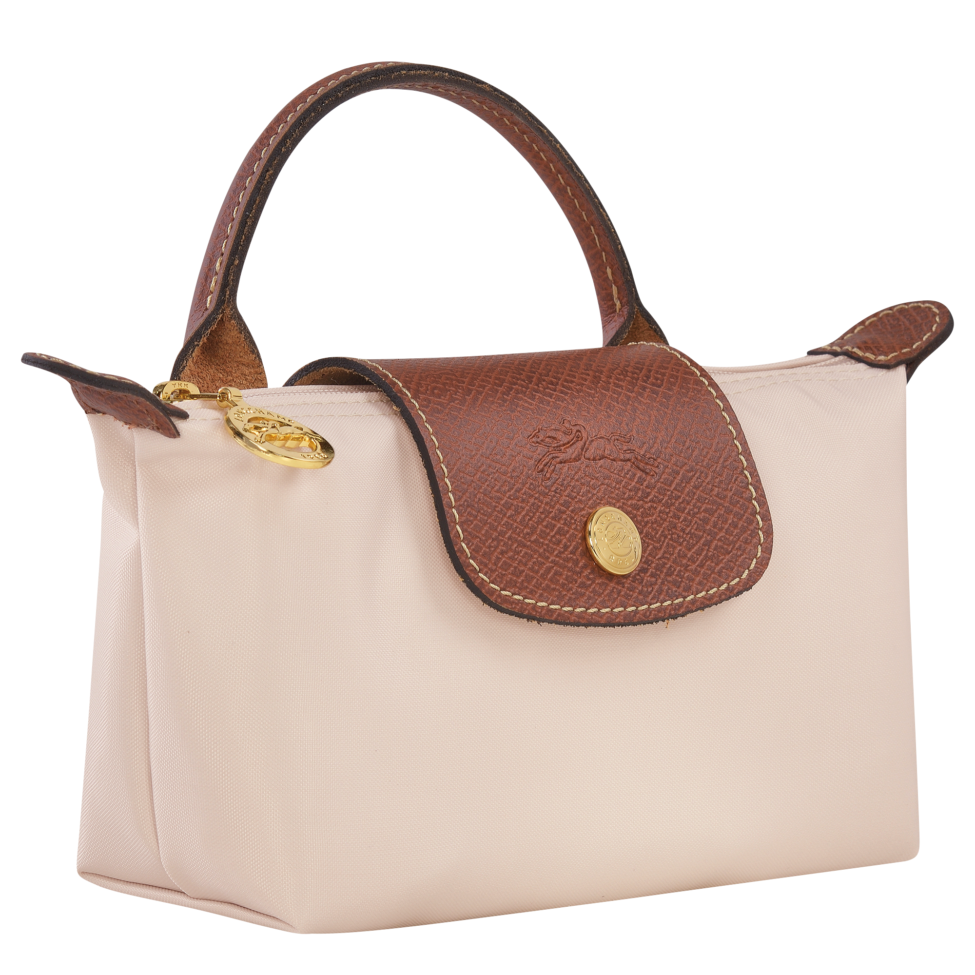 Longchamp Le Pliage Handle Mini Pouch Makeup Pouch Cognac｜TikTok Search