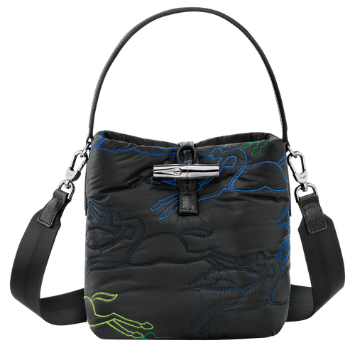 Roseau Essential S Bucket bag , Black - Canvas - View 1 of  5