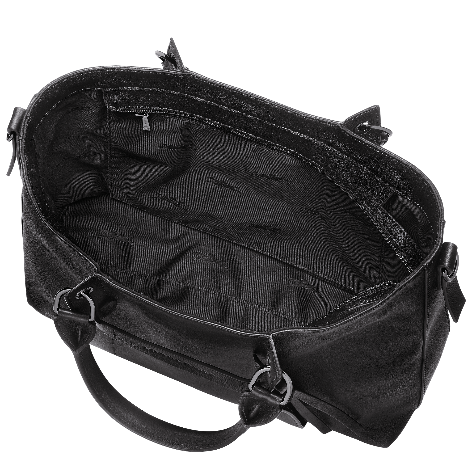 Longchamp 3D Handtasche M, Schwarz