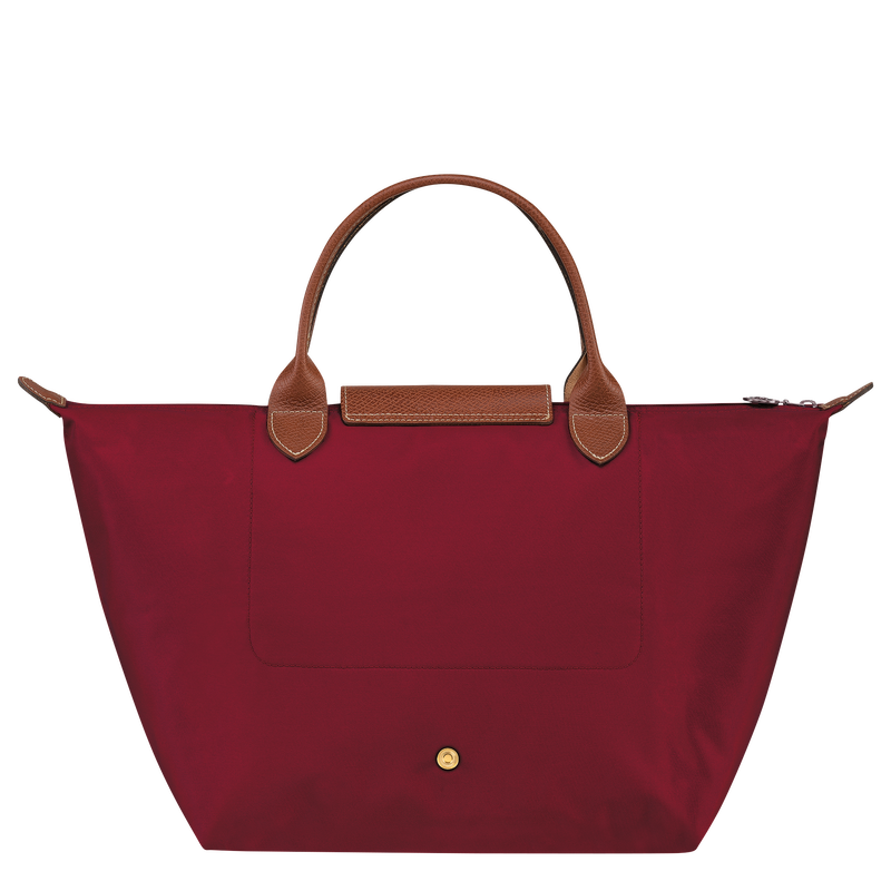 Le Pliage Original M Handbag , Red - Recycled canvas  - View 4 of 5