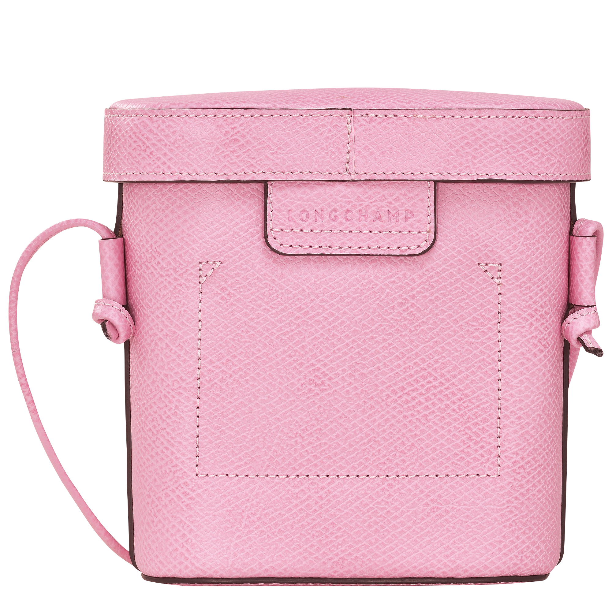 Leather crossbody bag Longchamp Pink in Leather - 25651544