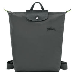 Le Pliage Green M Backpack , Graphite - Recycled canvas