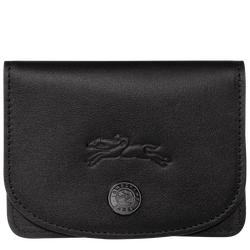 Le Pliage Xtra Card holder , Black - Leather
