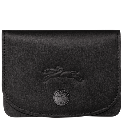 Le Pliage Xtra Tarjetero , Cuero - Negro