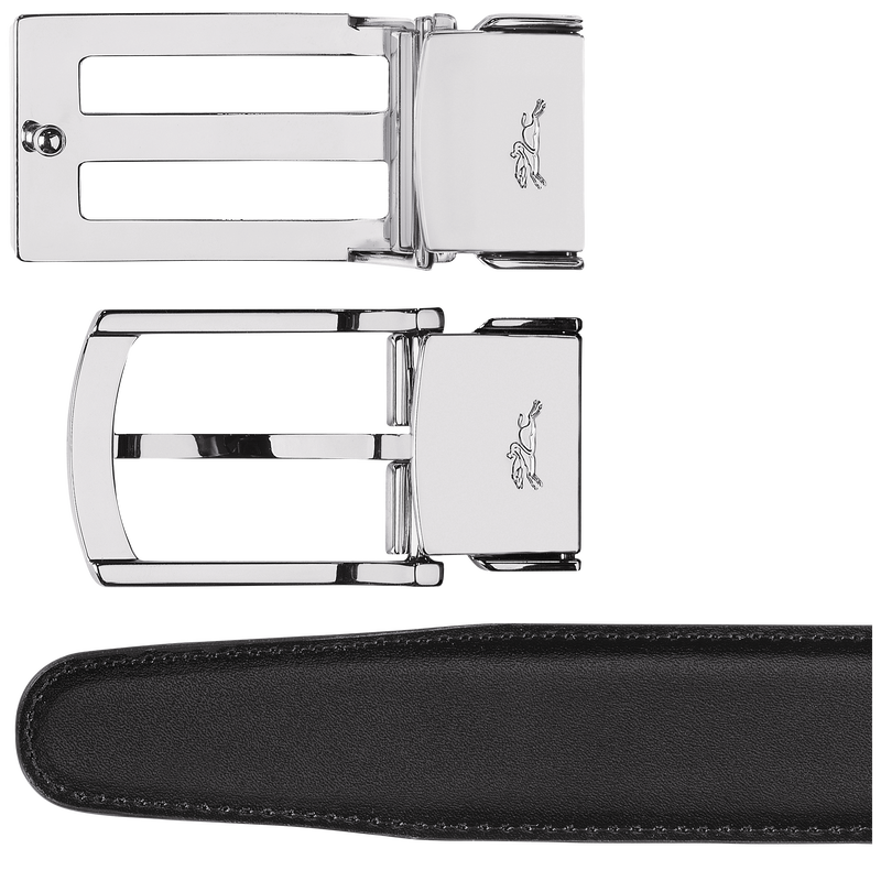 Delta Box Men's belt set , Black/Navy - Leather  - View 4 of  7
