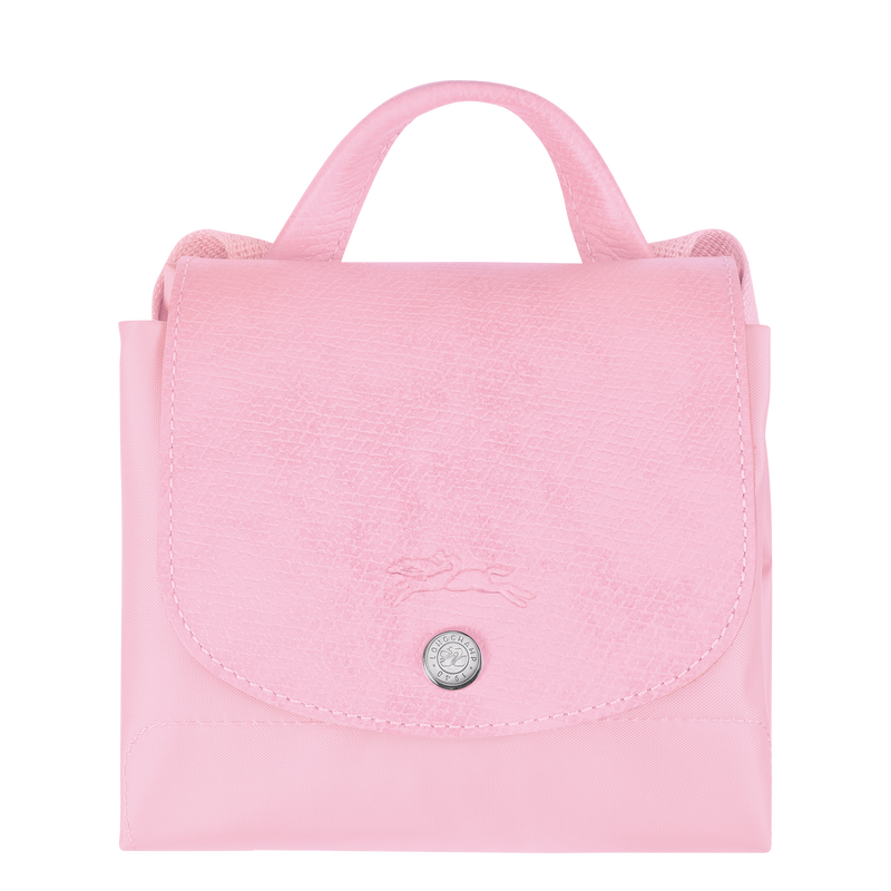 Le Pliage Green M Backpack , Pink - Recycled canvas  - View 5 of  5