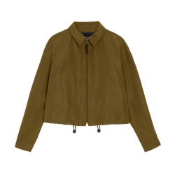Jacket , Olive - Techno taffeta
