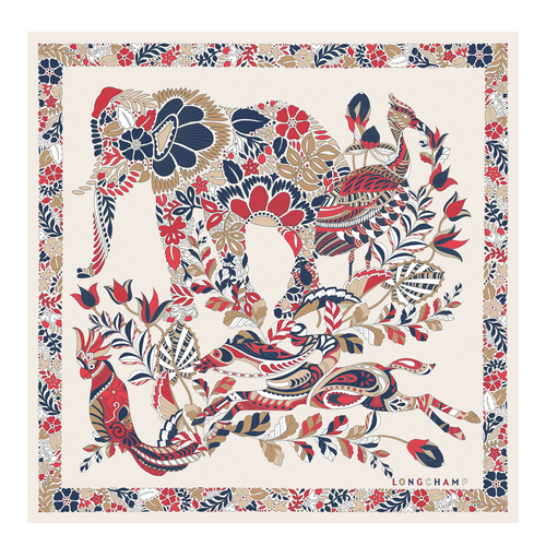 Spring/Summer Collection 2022 Silk scarf, Paper