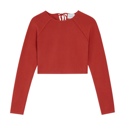 Top , Strawberry - Fluid knit