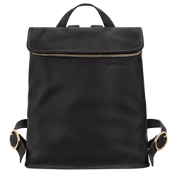 Le Foulonné M Backpack , Black - Leather