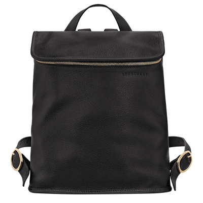 Sac à dos M Le Foulonné , Cuir - Noir