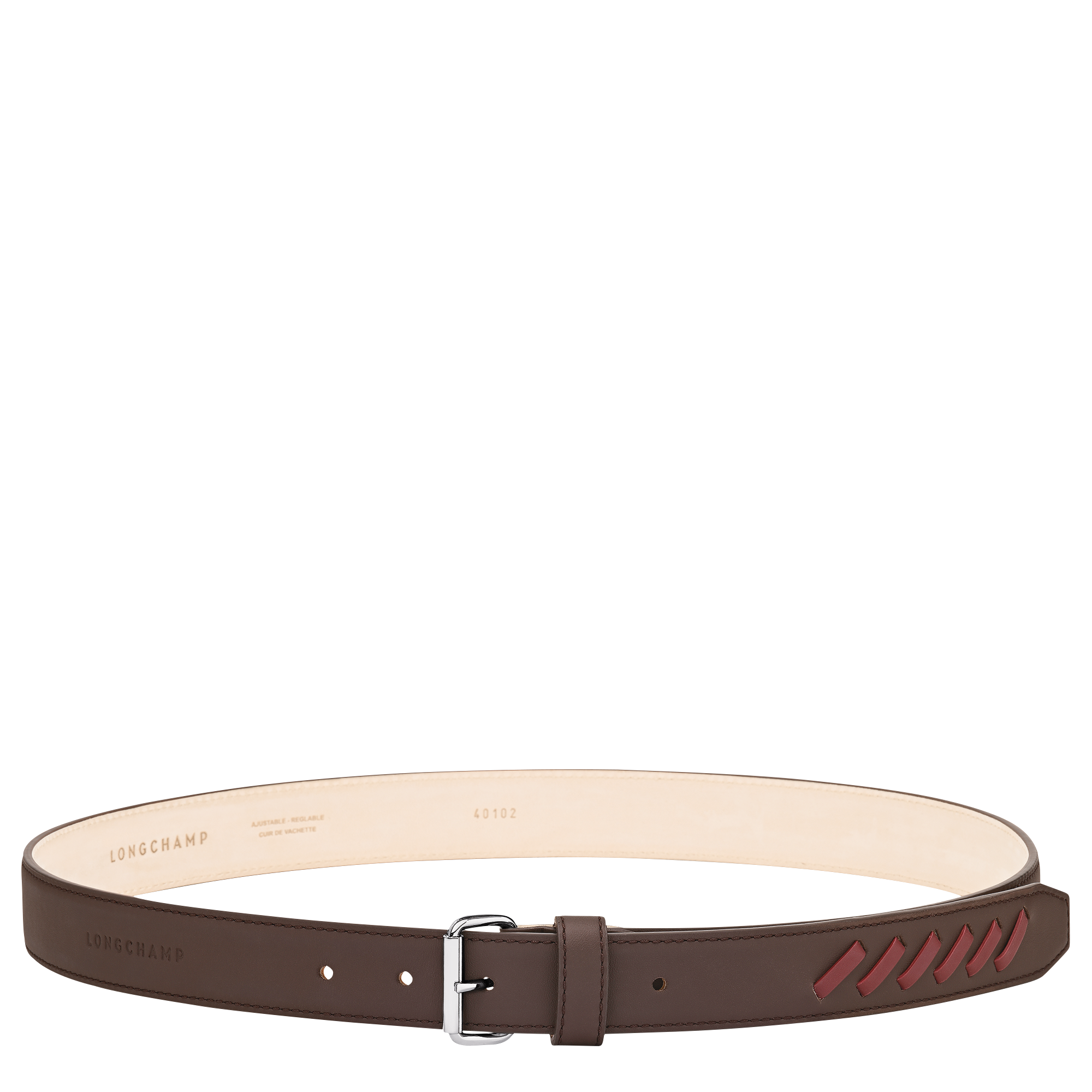 Utility Ladies' belt, Mocha/Burgundy