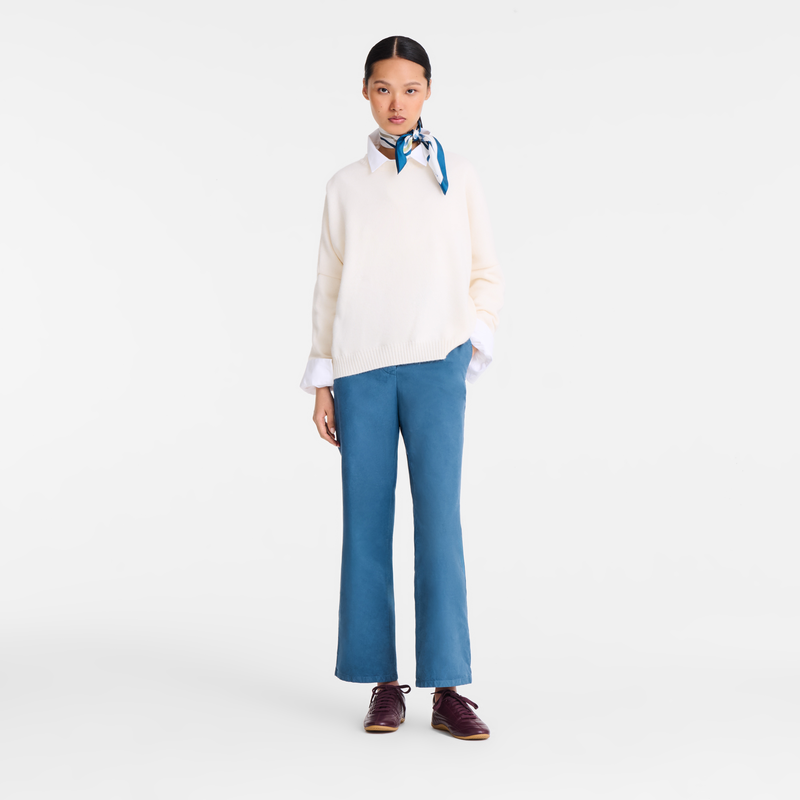 Sweater , Ivory - Knit  - View 2 of  4