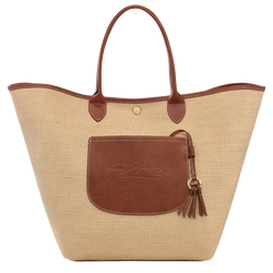 Saco de vime L Le Pliage Collection , Lona - Castanho