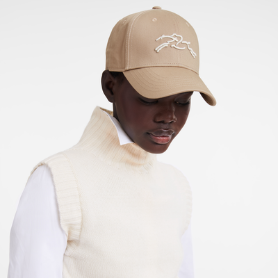 null Solid cap, Beige