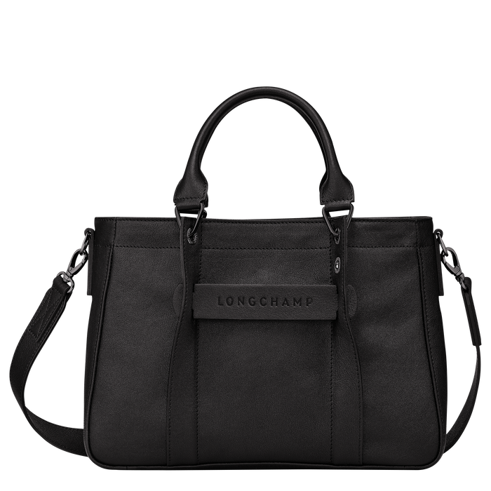 Longchamp 3D Top handle bag S, Black
