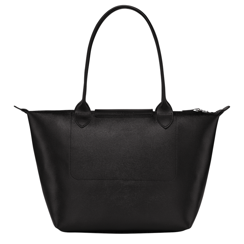 Le Pliage City M Tote bag , Black - Canvas  - View 4 of 6