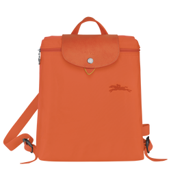Le Pliage Green Backpack , Carot - Recycled canvas